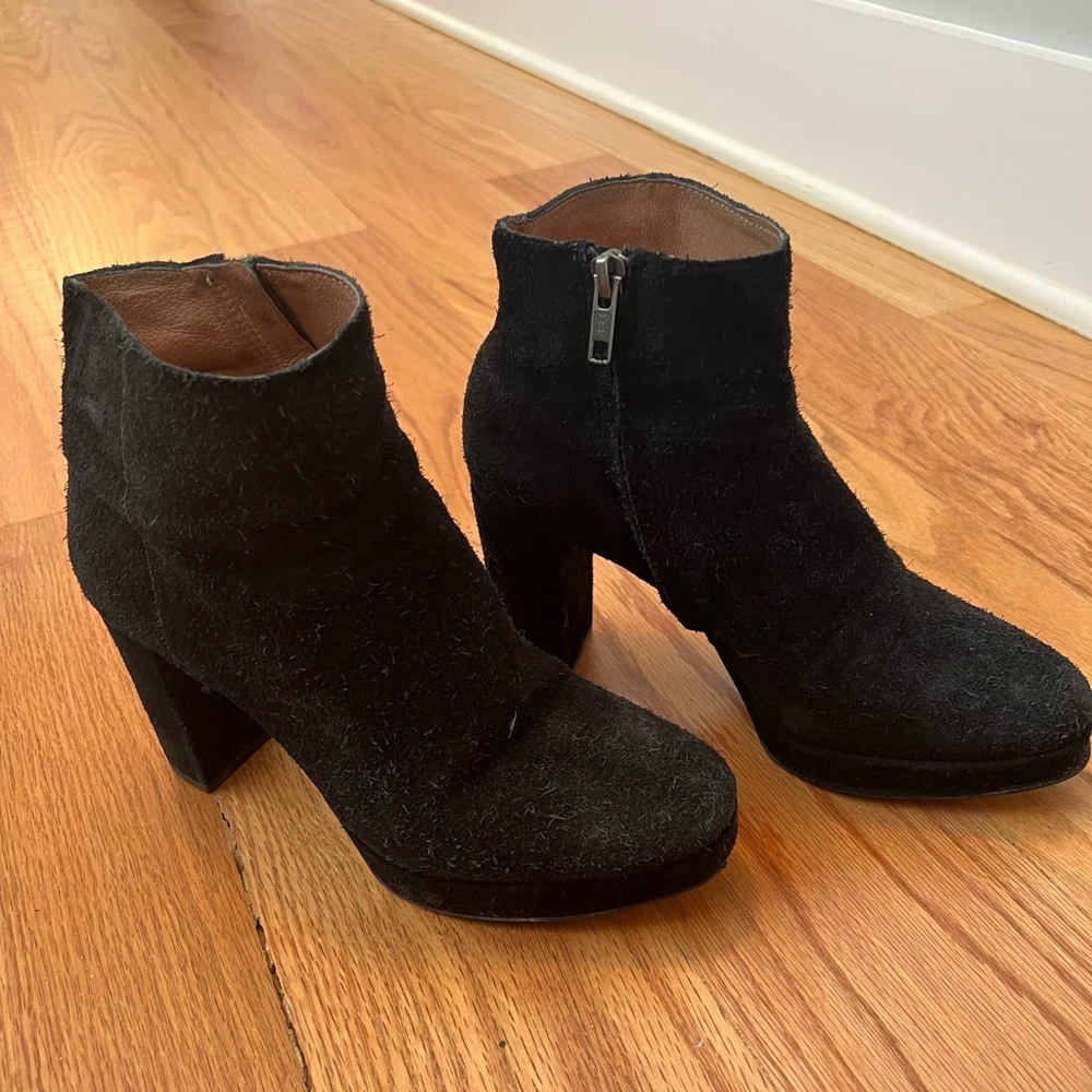 Madewell Hadley Platform Suede Boot